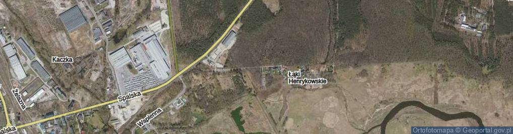 Zdjęcie satelitarne Henrykowska ul.